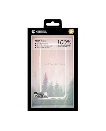 krusell Etui do Huawei Mate 20 Lite KIVIK Cover Transparentny