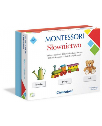 Clementoni Montessori Słownictwo p6 50077