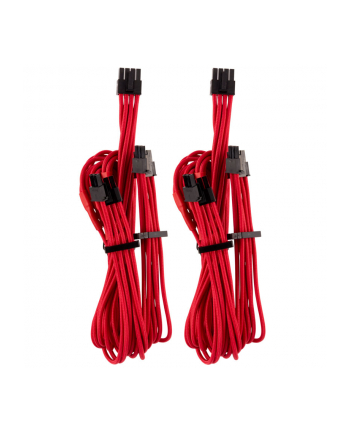Corsair Premium Sleeved PCIe Dual Cable Type 4 Gen 4, Y-Cable - red nr 2