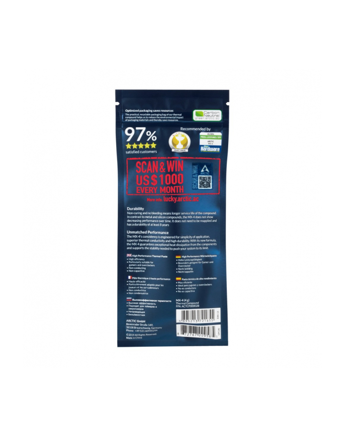 Arctic Cooling MX-4 Pasta termoprzewodząca 4g główny