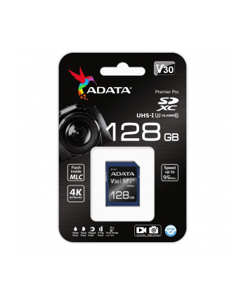 adata Karta pamięci SDXC PremierPro 128GB UHS-I U3 V30 100/80 MB/s