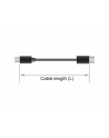 DeLOCK magnet. USB set f. USB C bk 1.1m- Data and charging cable set - nr 11