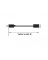 DeLOCK magnet. USB set f. USB C bk 1.1m- Data and charging cable set - nr 23