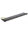DeLOCK 19 Patchpanel 24P Cat .6 0.5 HE black - nr 16