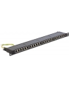 DeLOCK 19 Patchpanel 24P Cat .6 0.5 HE black - nr 25