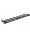 DeLOCK 19 Patchpanel 24P Cat .6 0.5 HE black - nr 6