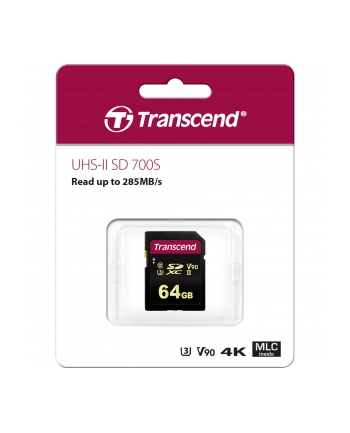 Transcend 700S 64 GB - UHS-II U3, Class 10, V90 nr 1