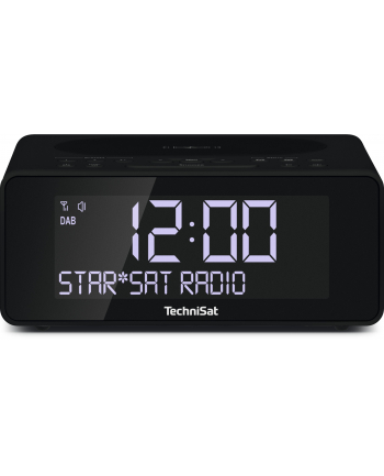 TechniSat DIGITRADIO 52, clock radio (anthracite, Qi-charging function, DAB +, FM)