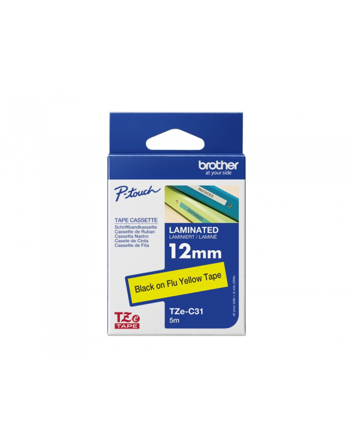 Brother tape yellow/black TZe-C31 główny
