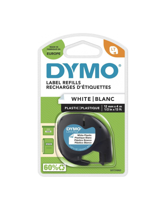 Dymo LT-Band black / white 12mmx4m główny