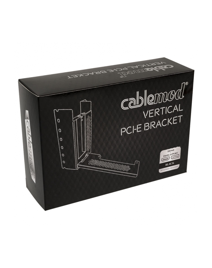 CableMod Verti PCI-e Bracket HDMI + DP bk- HDMI + DisplayPort główny