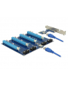 DeLOCK Riser Karte PCI Express x1 > 4 x PCIe x16 - nr 19