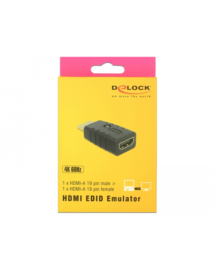 DeLOCK HDMI-A St> HDMI-A Bu EDID Emulator główny