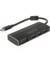 DeLOCK USB C 3.1> 3x USB 3.0 A Hub + VGA 4K - nr 19