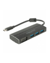 DeLOCK USB C 3.1> 3x USB 3.0 A Hub + VGA 4K - nr 1