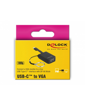 DeLOCK USB C> VGA Keychain