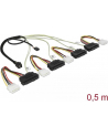 Delock miniSASHD SSF8643> 4x SFF8639- 0,5m - nr 16