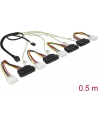 Delock miniSASHD SSF8643> 4x SFF8639- 0,5m - nr 18