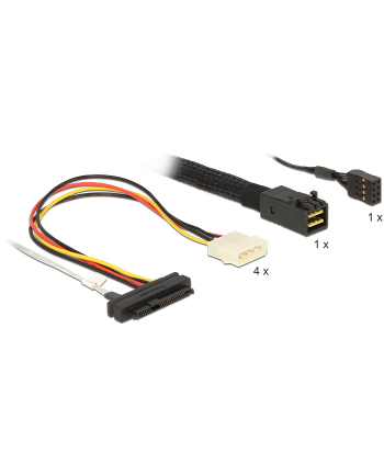 DeLOCK cable SFF-8643 -> 4x SAS 1m