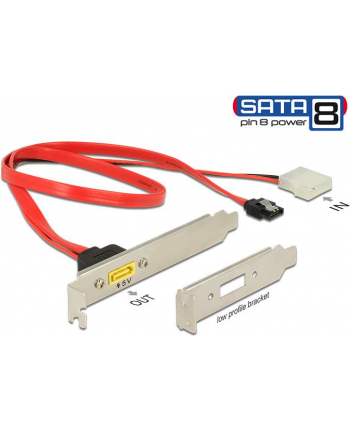 DeLOCK slot cup SATA + Molex-> SATA- 7P socket + Molex 2P to 8P