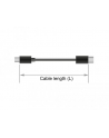 DeLOCK magnet. USB set f. USB C bk 1.1m- Data and charging cable set - nr 22