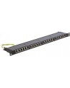 DeLOCK 19 Patchpanel 24P Cat .6 0.5 HE black - nr 19