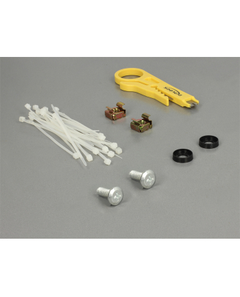 DeLOCK 19 Patchpanel 24P Cat .6 0.5 HE black nr 1