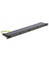 DeLOCK 19 Patchpanel 24P Cat .6 0.5 HE black - nr 8