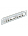 DeLOCK Keystone Patchpanel 10 12 Port gray - nr 7