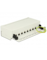 DeLOCK Patchpanel Desktop 8 P Cat.6A gray - nr 5