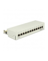 DeLOCK Patchpanel 12 Port Cat.6 gray - Network Desktop - nr 2