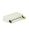 DeLOCK Patchpanel 8 Port Cat.6 gray - Network Desktop - nr 1