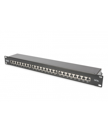 Digitus Patchpanel 19 Cat 6a EA 24 black