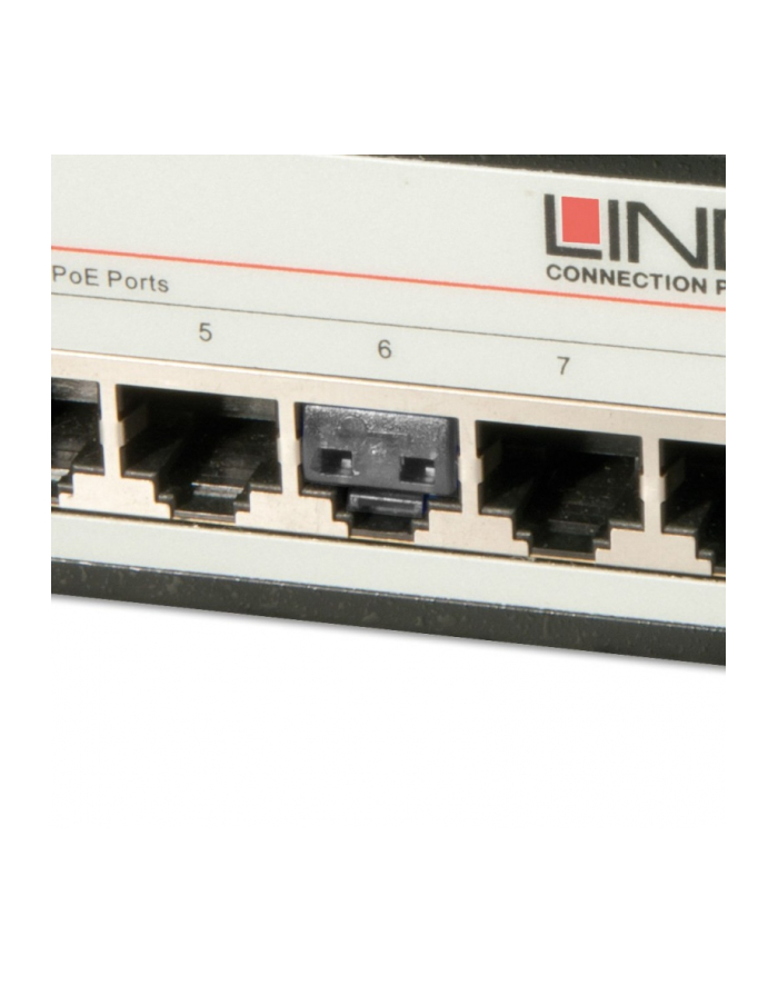 Lindy RJ45 port lock 10x m key black główny