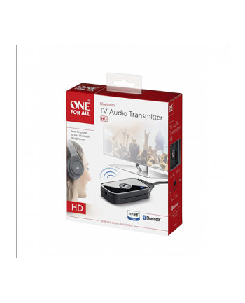 One for all TV audio channels, streaming media (black, Bluetooth, A2DP, jack)