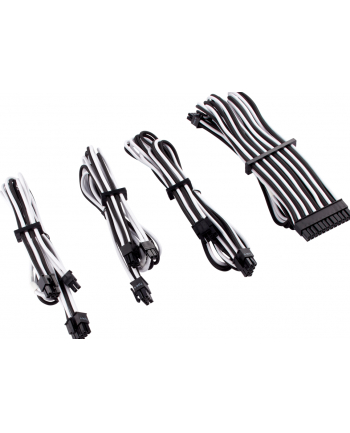 Corsair Power Supply Cable Premium Starter Kit Type 4 Gen 4, 8-piece - white/black
