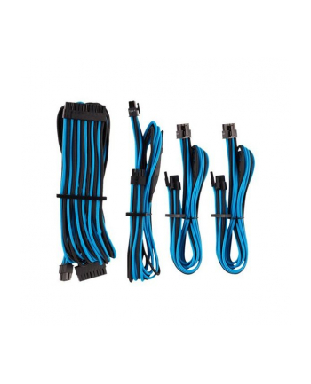 Corsair Power Supply Cable Premium Starter Kit Type 4 Gen 4, 8-piece - blue/black