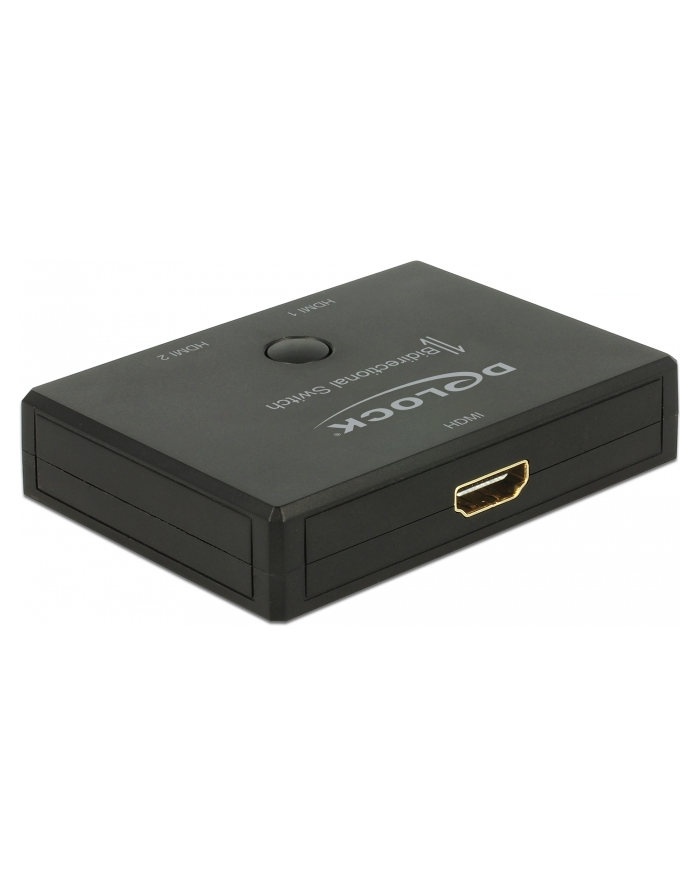 DeLOCK HDMI switcher 2-1 bidireional 4K 60 Hz, HDMI switch - black główny