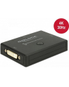 DeLOCK DVI 2 - 1 switch bidirectionally 4K 30 Hz, DVI switch - black - nr 8