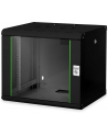 Digitus 19 - wall 509x600x450mm black 9HE - RAL9005 - nr 28