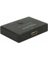 DeLOCK HDMI switcher 2-1 bidireional 4K 60 Hz, HDMI switch - black - nr 32