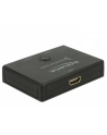 DeLOCK HDMI switcher 2-1 bidireional 4K 60 Hz, HDMI switch - black - nr 33