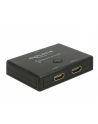 DeLOCK HDMI switcher 2-1 bidireional 4K 60 Hz, HDMI switch - black - nr 4