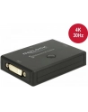 DeLOCK DVI 2 - 1 switch bidirectionally 4K 30 Hz, DVI switch - black - nr 15