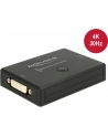 DeLOCK DVI 2 - 1 switch bidirectionally 4K 30 Hz, DVI switch - black - nr 8