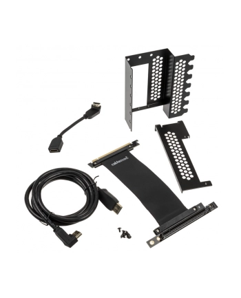 CableMod Verti PCI-e Bracket HDMI + DP bk- HDMI + DisplayPort