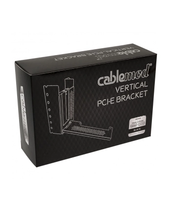 CableMod Verti PCI-e Bracket HDMI + DP bk- HDMI + DisplayPort