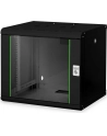 Digitus 19 - wall 509x600x450mm black 9HE - RAL9005 - nr 24