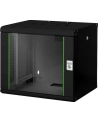 Digitus 19 - wall 509x600x450mm black 9HE - RAL9005 - nr 28