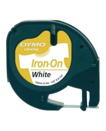 Dymo LT tape black/white 12mmx2m nr 2